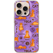 Чехол BoxFace Apple iPhone 16 Pro Yoga Cat