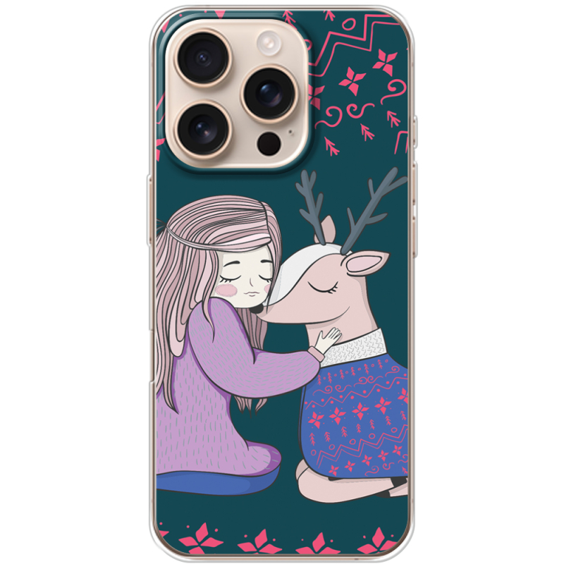 Чехол BoxFace Apple iPhone 16 Pro Girl and deer