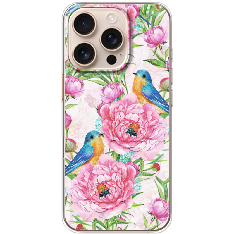 Чехол BoxFace Apple iPhone 16 Pro Birds and Flowers