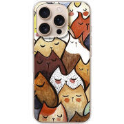 Чехол BoxFace Apple iPhone 16 Pro Sleepy Cats