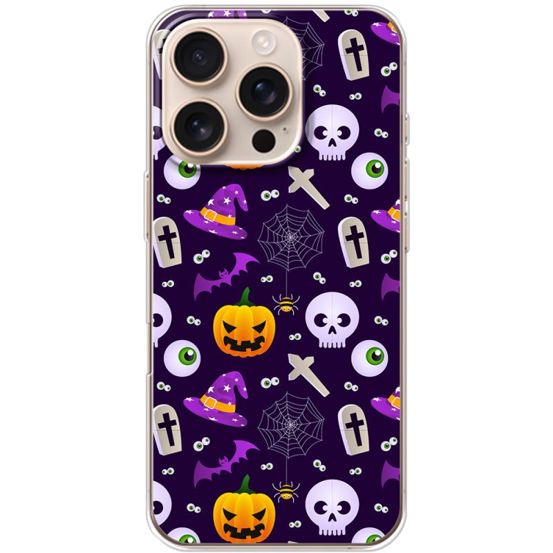 Чехол BoxFace Apple iPhone 16 Pro Halloween Purple Mood