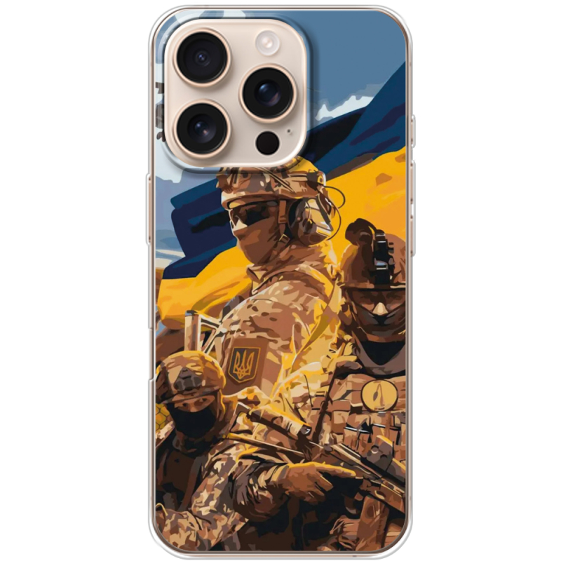 Чехол BoxFace Apple iPhone 16 Pro Воїни ЗСУ