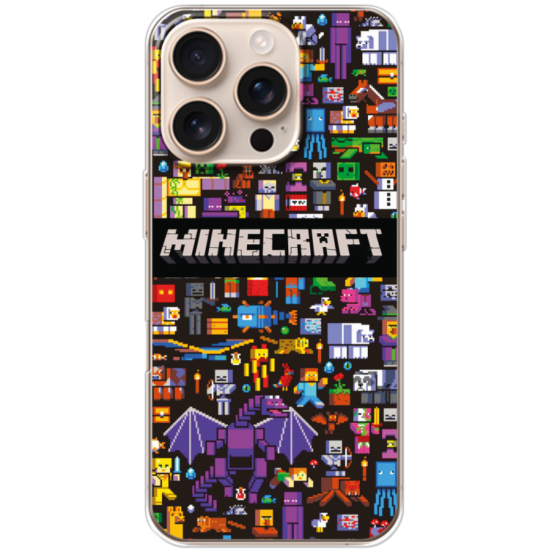 Чехол BoxFace Apple iPhone 16 Pro Minecraft Mobbery