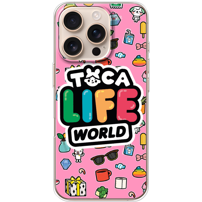 Чехол BoxFace Apple iPhone 16 Pro Toca Boca Life World