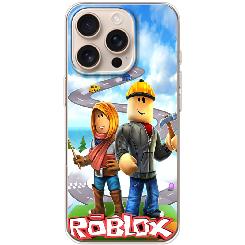 Чехол BoxFace Apple iPhone 16 Pro Roblox Білдерман