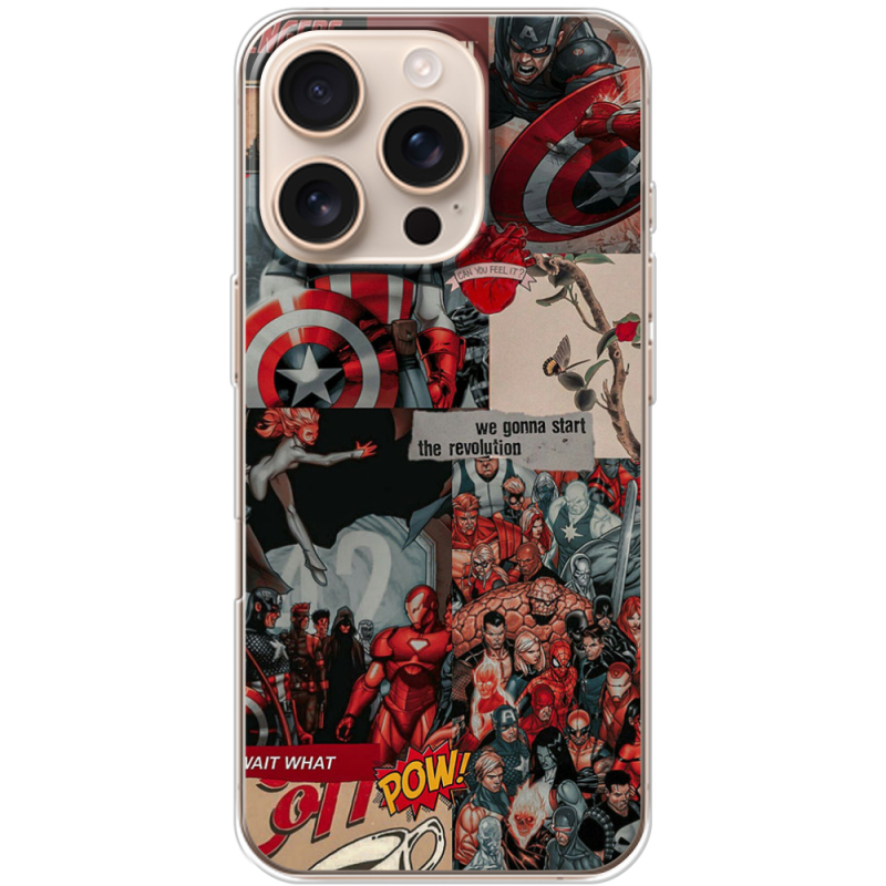 Чехол BoxFace Apple iPhone 16 Pro Marvel Avengers