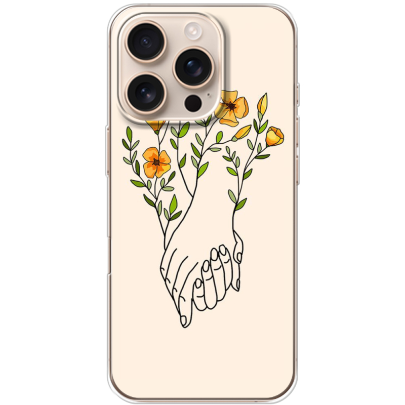 Чехол BoxFace Apple iPhone 16 Pro Flower Hands