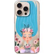 Прозрачный чехол BoxFace Apple iPhone 16 Pro Blue Hair