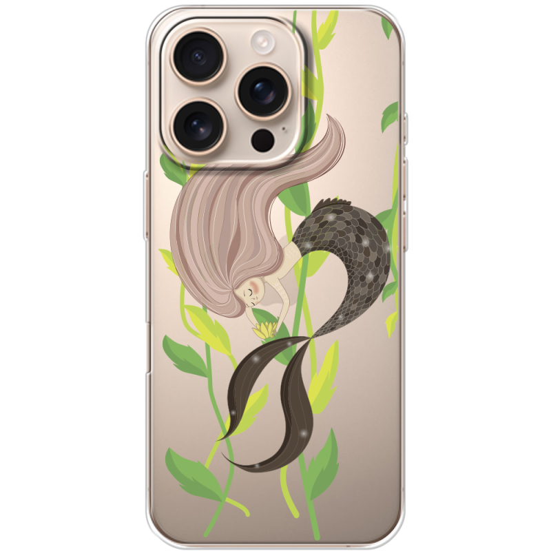 Прозрачный чехол BoxFace Apple iPhone 16 Pro Cute Mermaid