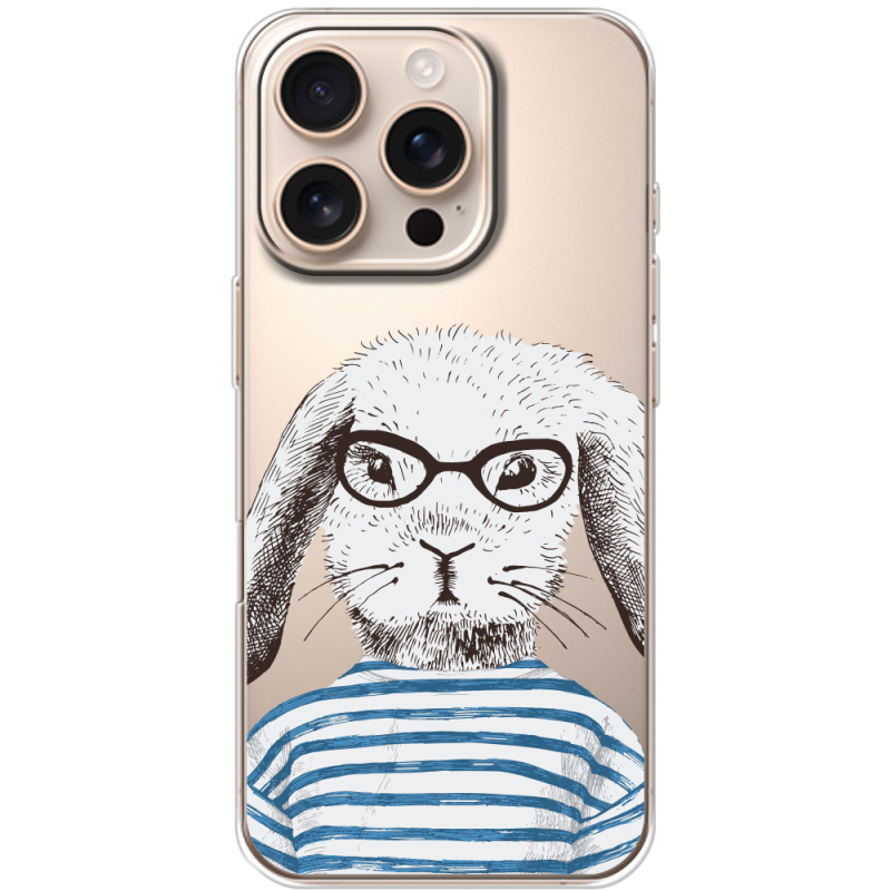 Прозрачный чехол BoxFace Apple iPhone 16 Pro MR. Rabbit