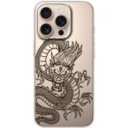 Прозрачный чехол BoxFace Apple iPhone 16 Pro Chinese Dragon