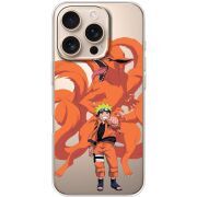 Прозрачный чехол BoxFace Apple iPhone 16 Pro Naruto and Kurama