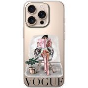 Прозрачный чехол BoxFace Apple iPhone 16 Pro VOGUE