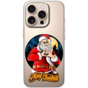 Прозрачный чехол BoxFace Apple iPhone 16 Pro Cool Santa