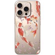 Прозрачный чехол BoxFace Apple iPhone 16 Pro Japanese Koi Fish