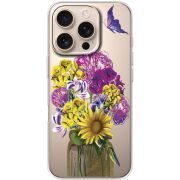 Прозрачный чехол BoxFace Apple iPhone 16 Pro My Bouquet