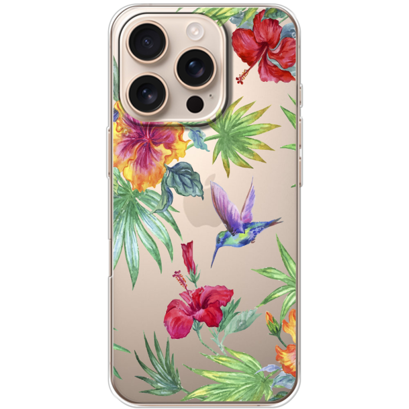 Прозрачный чехол BoxFace Apple iPhone 16 Pro Tropical