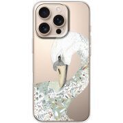 Прозрачный чехол BoxFace Apple iPhone 16 Pro Swan