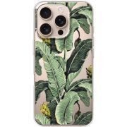 Прозрачный чехол BoxFace Apple iPhone 16 Pro Banana Leaves