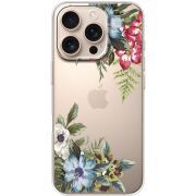 Прозрачный чехол BoxFace Apple iPhone 16 Pro Floral