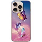 Чехол со стразами Apple iPhone 16 Pro Butterflies