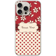 Чехол BoxFace Apple iPhone 16 Pro Max Именной Polka Dots