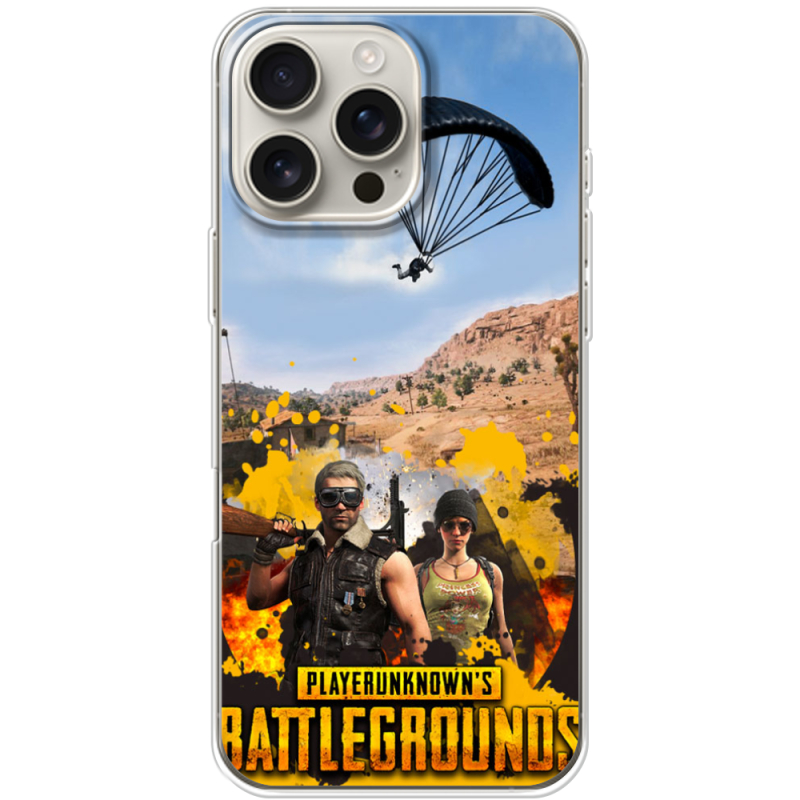 Чехол BoxFace Apple iPhone 16 Pro Max Pubg parachute