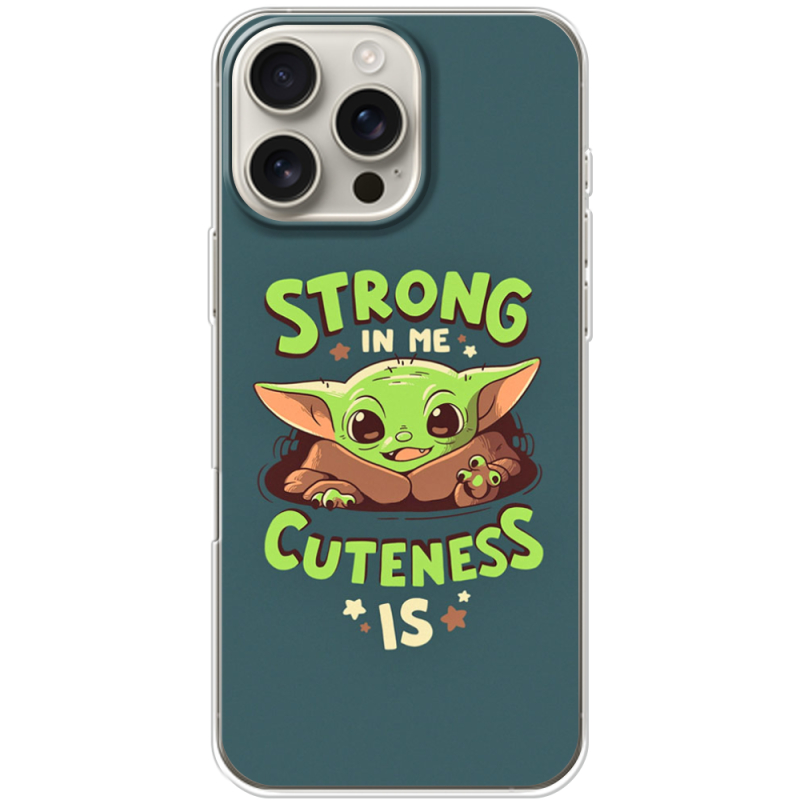 Чехол BoxFace Apple iPhone 16 Pro Max Strong in me Cuteness is