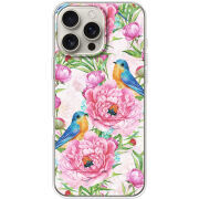 Чехол BoxFace Apple iPhone 16 Pro Max Birds and Flowers