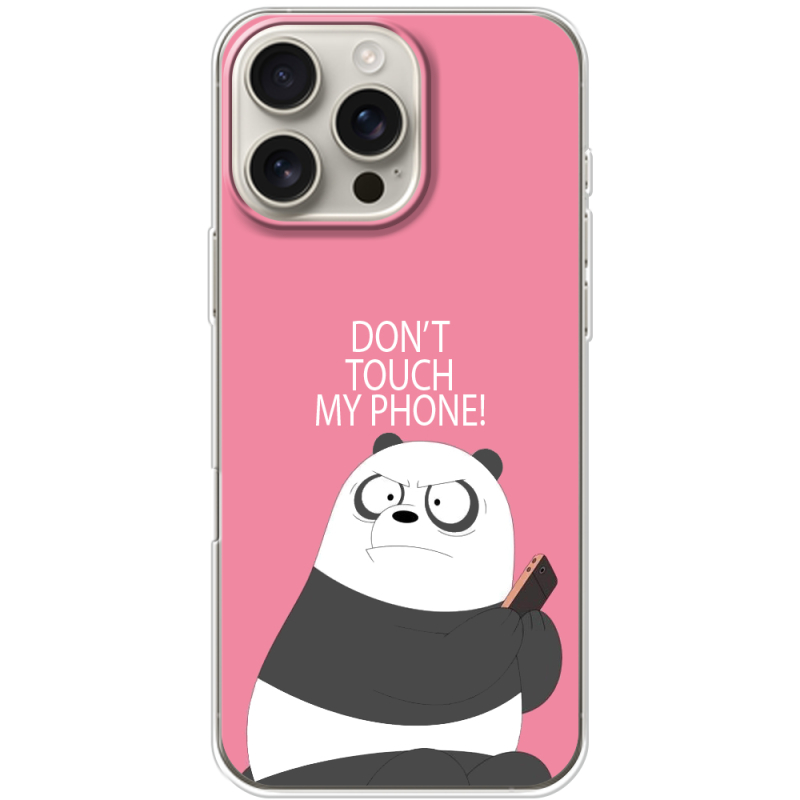 Чехол BoxFace Apple iPhone 16 Pro Max Dont Touch My Phone Panda