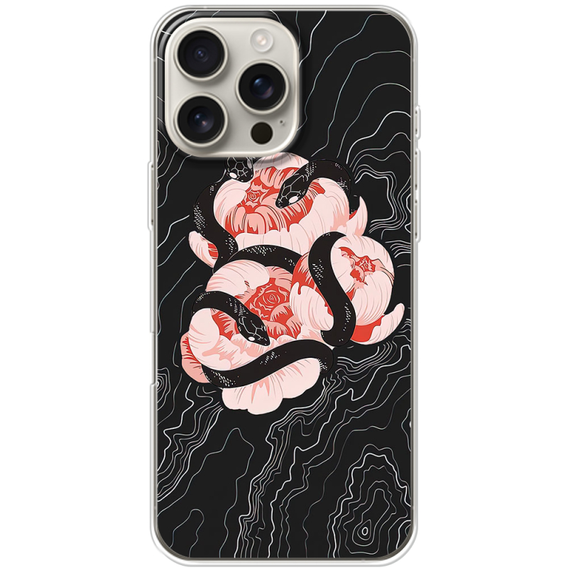 Чехол BoxFace Apple iPhone 16 Pro Max Snake Rose