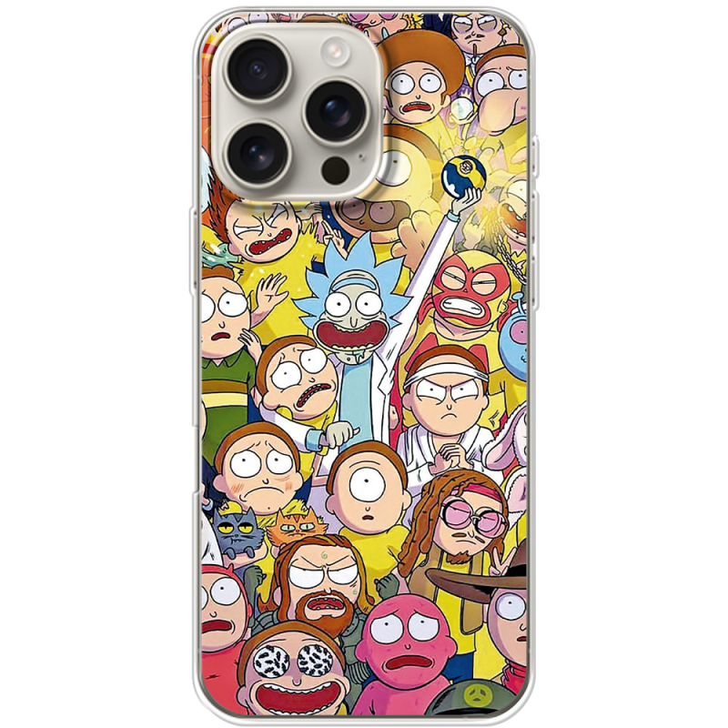 Чехол BoxFace Apple iPhone 16 Pro Max Rick and Morty