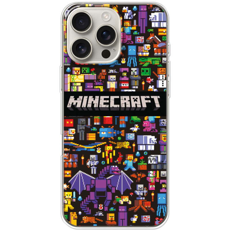 Чехол BoxFace Apple iPhone 16 Pro Max Minecraft Mobbery