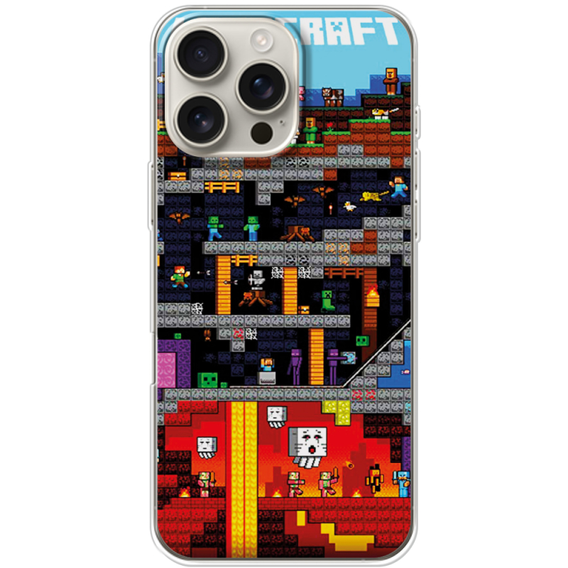 Чехол BoxFace Apple iPhone 16 Pro Max Minecraft Lode Runner