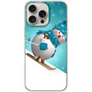 Чехол BoxFace Apple iPhone 16 Pro Max Skier Snowman