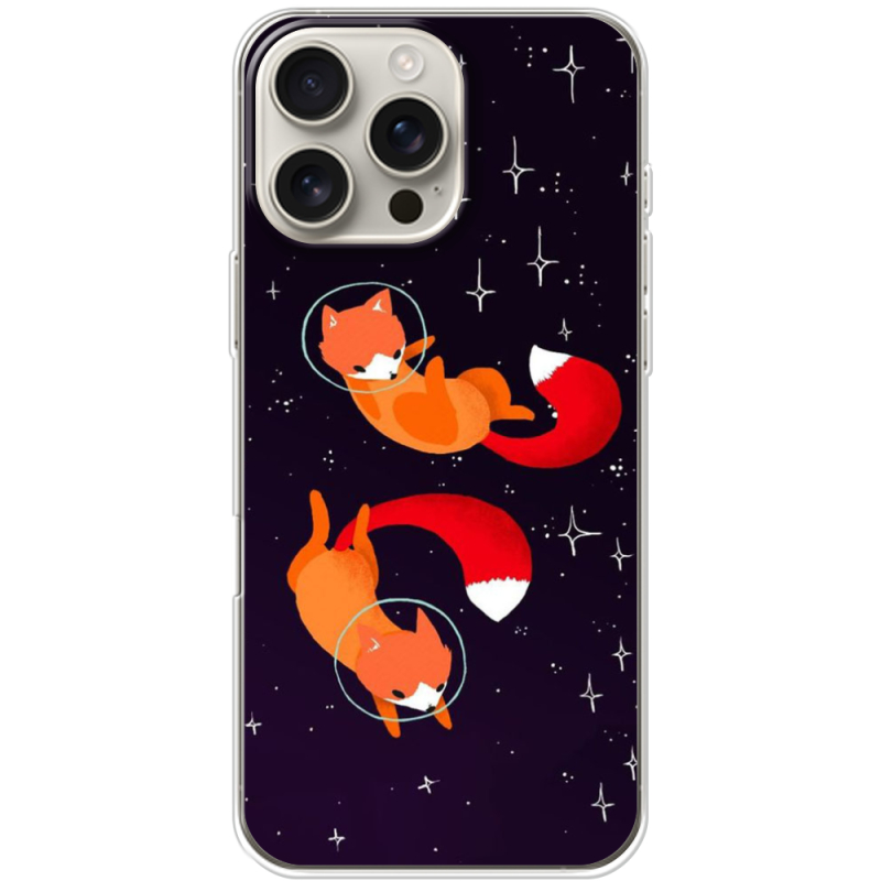 Чехол BoxFace Apple iPhone 16 Pro Max Fox-Astronauts