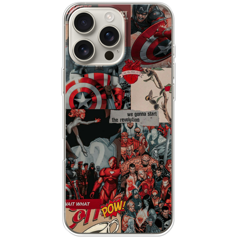 Чехол BoxFace Apple iPhone 16 Pro Max Marvel Avengers