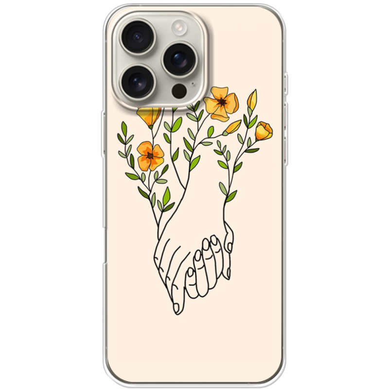 Чехол BoxFace Apple iPhone 16 Pro Max Flower Hands