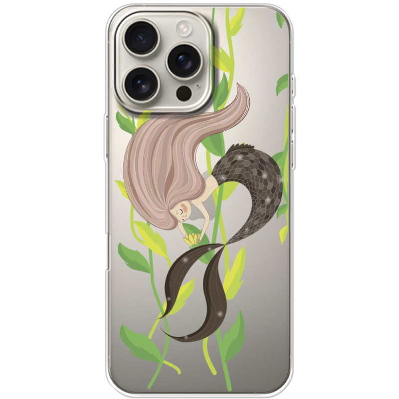 Прозрачный чехол BoxFace Apple iPhone 16 Pro Max Cute Mermaid