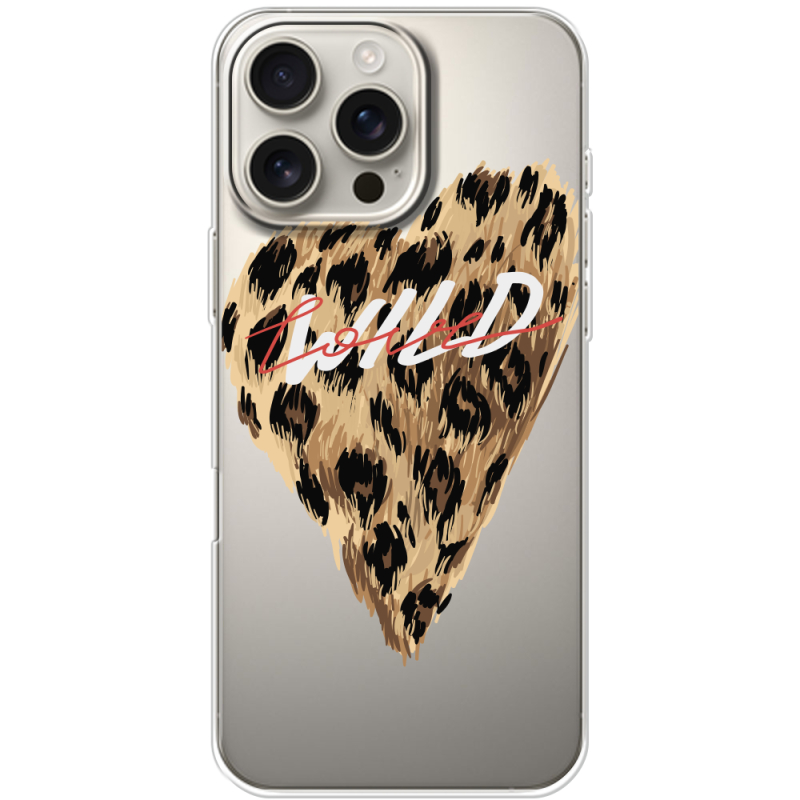 Прозрачный чехол BoxFace Apple iPhone 16 Pro Max Wild Love