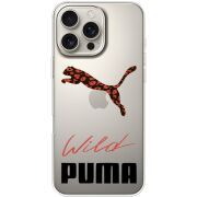 Прозрачный чехол BoxFace Apple iPhone 16 Pro Max Wild Cat