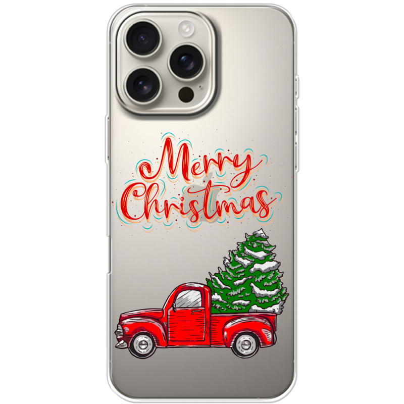 Прозрачный чехол BoxFace Apple iPhone 16 Pro Max Holiday Car