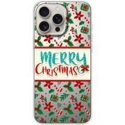 Прозрачный чехол BoxFace Apple iPhone 16 Pro Max Vintage Christmas Pattern