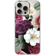 Прозрачный чехол BoxFace Apple iPhone 16 Pro Max Floral Dark Dreams