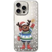 Прозрачный чехол BoxFace Apple iPhone 16 Pro Max Christmas Deer with Snow