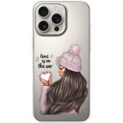 Прозрачный чехол BoxFace Apple iPhone 16 Pro Max love is in the air