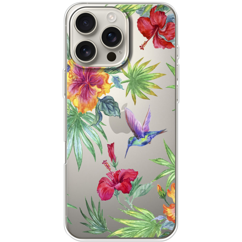 Прозрачный чехол BoxFace Apple iPhone 16 Pro Max Tropical