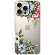 Прозрачный чехол BoxFace Apple iPhone 16 Pro Max Floral