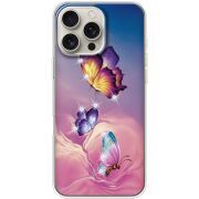 Чехол со стразами Apple iPhone 16 Pro Max Butterflies