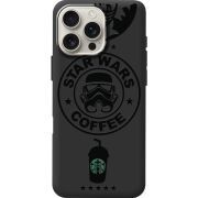 Черный чехол BoxFace Apple iPhone 16 Pro Max Dark Coffee